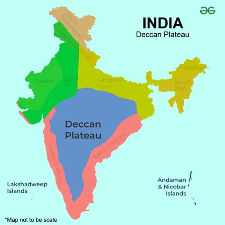 How did the Deccan Plateau form