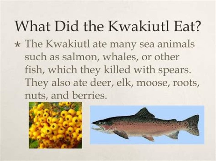 What fish did the Kwakiutl eat
