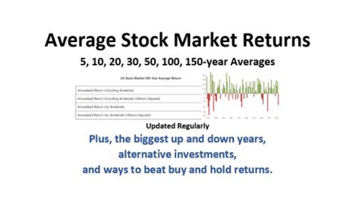 What was the average stock market return in 2019