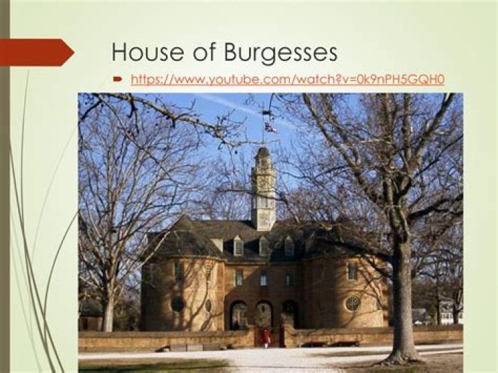Why did the House of Burgesses became a symbol of representative government